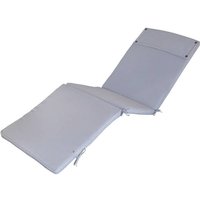 Gardeness - Abnehmbar und wasserdichtes Polyesterkissen 194.5 x 59 cm für Bett - Grey - Grey von GARDENESS