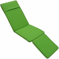 Gardeness - Langes Außenkissen im abnehmbaren Polyester 175x49 cm für Bett - Green - Green von GARDENESS