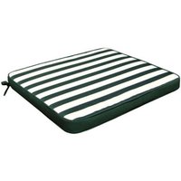 Gardeness - Quadratkissen in wasserdichtem und abnehmbarem Polyester 40 x 40 cm pro Stuhl - DarkOliveGreen - DarkOliveGreen von GARDENESS