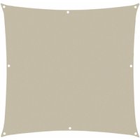 Schattensegelquadrat 4x4 mt aus Baumwollgarten und Polyester Santorini - Beige - Beige von GARDENESS