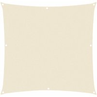 Gardeness - Schattensegelquadrat 3x3 mt aus Baumwollgarten im Freien und Mykonos Polyester - Beige - Beige von GARDENESS