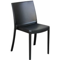 Gardeness - Startbarer Außenstuhl mit Gema Polypropylenstruktur - Black von GARDENESS
