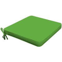 Quadratkissen in wasserdichtem und abnehmbarem Polyester 40 x 40 cm pro Stuhl - Green von GARDENESS