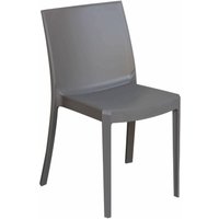 Gardeness - Startbarer Außenstuhl mit Gema Polypropylenstruktur - DarkGray von GARDENESS