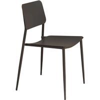 Gardeness - Startbarer Gartengarten ohne Ambic Stuhl mit lateinischer Metallstruktur - DarkGray von GARDENESS
