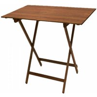 Gardeness - Tabelle Tabelle 60x100 cm in Faggio Holzholzholz - Brown - Brown von GARDENESS