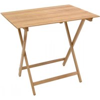 Tabelle Tabelle 60x80 cm in Faggio Holz Holzholz - BurlyWood - BurlyWood von DEFIBRICO