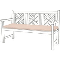 Outdoor 3 Sitzer Sitzkissen für Garten Wasserbeständig, bequem und leicht Sitzkissen für Patio Möbel 143x42x5, Stein - Gardenista von GARDENISTA