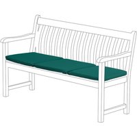 Faltbares Sitzpolster für 3-Sitzer-Bank im Freien, 143x52x5 cm wasserabweisendes Sitzkissen für Terrassenmöbel, langlebige und leichte Sitzpolsterung von GARDENISTA