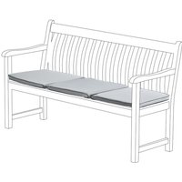 Outdoor 4-Sitzer Bank Kissen für Garten Ultra bequeme und langlebige Bank Sitzpolster faltbar für einfache Lagerung 70 cm x 52 cm x 5 cm, Grua von GARDENISTA