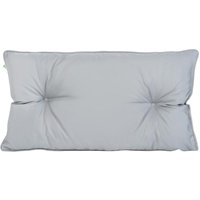 Outdoor-Kissen für Rattanmöbel, wasserabweisende getuftete Kissen mit Krümelschaum-Füllung - Grau (Rückenkissen) (70 x 40 cm) - Gardenista von GARDENISTA