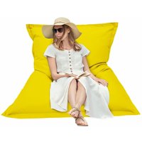 Rechteckiger Boden Plüsch Sitzsack Sofa für Outdoor und Indoor Sitzen großer Erwachsener Beanbag bequem und weich liegende Bean Sitze für Garten und von GARDENISTA