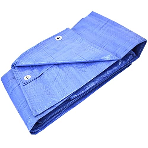 GARDENIX Allzweckplane, Abdeckplane, Gewebeplane, Schutzplane, Blau 60 g/m² (10m x 10m), Abdeckfolie, Plane Schützt vor Sonne, Regen, Schnee - Ideal für Camping, Terrasse, von GARDENIX