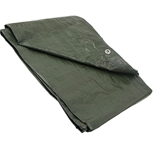 GARDENIX Allzweckplane, Abdeckplane, Gewebeplane, Schutzplane, Grün 90 g/m² (8m x 10m), Abdeckfolie, Plane Schützt vor Sonne, Regen, Schnee - Ideal für Camping, Terrasse, von GARDENIX