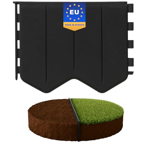 GARDENIX Flexible Rasenkante Anthrazit 20.6m - Kunststoff Mähkante zum einschlagen - Rasenkantenband Beetabgrenzung Beetbegrenzung Langlebig GARDENIX Flexible Rasenkante Anthrazit 20.6m - Kunststoff Mähkante zum einschlagen - Rasenkantenband Beetabgrenzung Beetbegrenzung Langlebig von GARDENIX