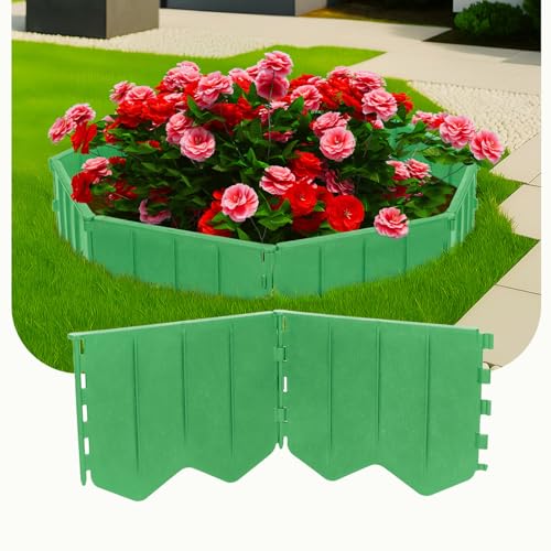 GARDENIX Einfach Zu Installierende Rasenkante Grün Kunststoff 10.3m - Beeteinfassung Ohne Graben - Beetumrandung Kunststoff Aus Recyceltem Material - Flexibel & Langlebig, Hergestellt in der EU GARDENIX Einfach Zu Installierende Rasenkante Grün Kunststoff 10.3m - Beeteinfassung Ohne Graben - Beetumrandung Kunststoff Aus Recyceltem Material - Flexibel & Langlebig, Hergestellt in der EU von GARDENIX