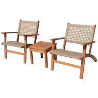 Sitzgruppe sonora Teak-Look 985245 von GARDENPLEASURE