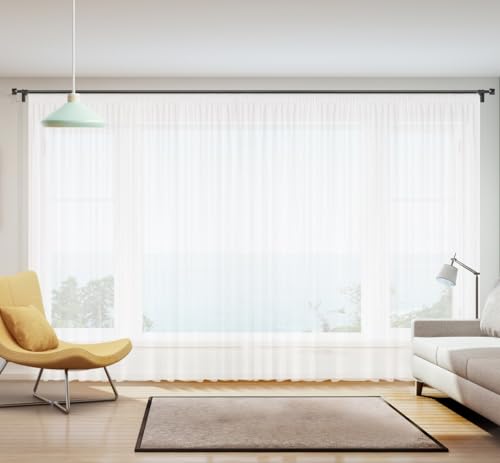 Gardinestan Gardinenvorhang mit Kräuselband Trasparent halbtransparent mit Bleiband weiße Gardinenstores Store Webstore perfekt in verschiedenen Größen (Breite 200cm Höhe 230cm (Dekobreite 100cm)) Gardinestan Gardinenvorhang mit Kräuselband Trasparent halbtransparent mit Bleiband weiße Gardinenstores Store Webstore perfekt in verschiedenen Größen (Breite 200cm Höhe 230cm (Dekobreite 100cm)) von GARDINESTAN JUNG CFO GmbH