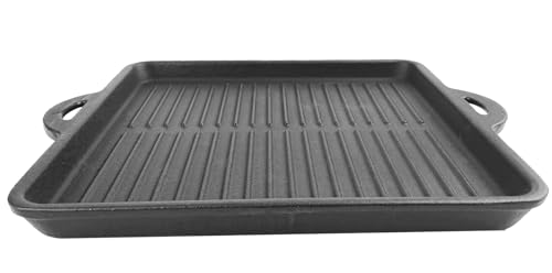 GARDINGER Grillplatte Guss für einflammige Universal-Kartuschen Kocher + Rocket Stove 23 cm Durchmesser von GARDINGER