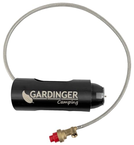 GARDINGER MSF-1 Allgas-Adapterkartusche mit 80cm Anschlußschlauch von GARDINGER