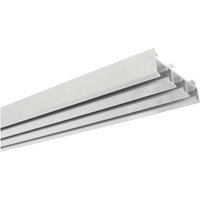 GARDINIA Flächenvorhangschiene »Atlanta«, Länge: 2100 mm, 3-läufig, Aluminium - silberfarben von GARDINIA