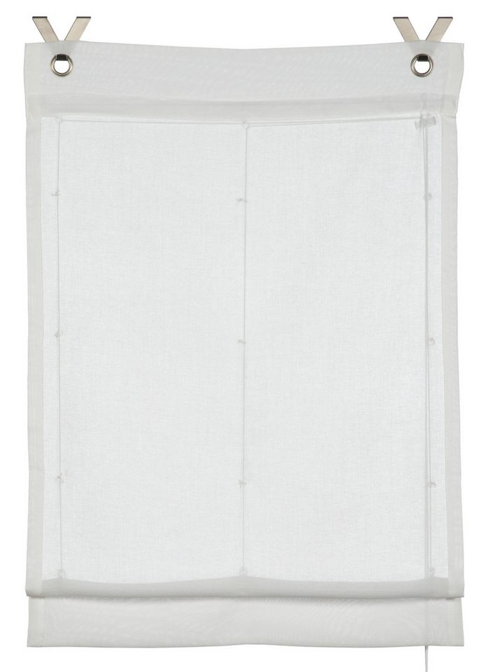 GARDINIA Raffrollo GRS Zen Silence, mit Hakenaufhängung, ohne Bohren, Stoff aus 50 % recyceltes Polyester GARDINIA Raffrollo GRS Zen Silence, mit Hakenaufhängung, ohne Bohren, Stoff aus 50 % recyceltes Polyester von GARDINIA