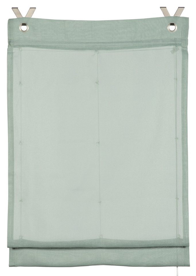 GARDINIA Raffrollo GRS Zen Silence, mit Hakenaufhängung, ohne Bohren, Stoff aus 50 % recyceltes Polyester GARDINIA Raffrollo GRS Zen Silence, mit Hakenaufhängung, ohne Bohren, Stoff aus 50 % recyceltes Polyester von GARDINIA