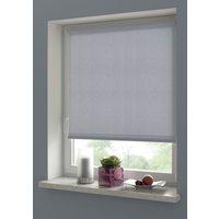 GARDINIA Rollo "Shaun" blickdicht Sichtschutz mit Bohren/ohne Bohren freihängend Rautenmuster als die Wolle von GARDINIA