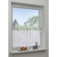 GARDINIA Scheibengardine "Effektgarn" Schlaufen 1 Stk. tlg. mit Effektgarn Motiv von GARDINIA