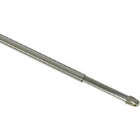GARDINIA Scheibenstange "Vitragestange", 1 läufig-läufig, ausziehbar, Serie Vitragestange flachoval Ø 11 mm, 2er-Set von GARDINIA