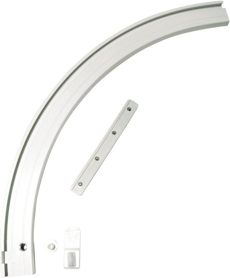 GARDINIA Gardinenschiene Rundbogen, 1-läufig, Fixmaß, verschraubt, Serie Aluminium-Vorhangschiene 1-läufig GARDINIA Gardinenschiene Rundbogen, 1-läufig, Fixmaß, verschraubt, Serie Aluminium-Vorhangschiene 1-läufig von GARDINIA