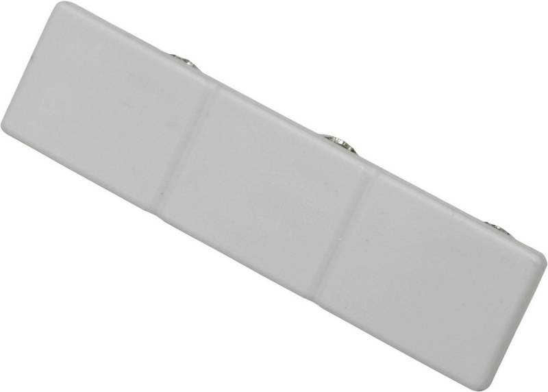 GARDINIA Gardinenstangen-Endstück 3-läufig, (2-St), Serie Flächenvorhang-Technik Atlanta 3-läufig von GARDINIA