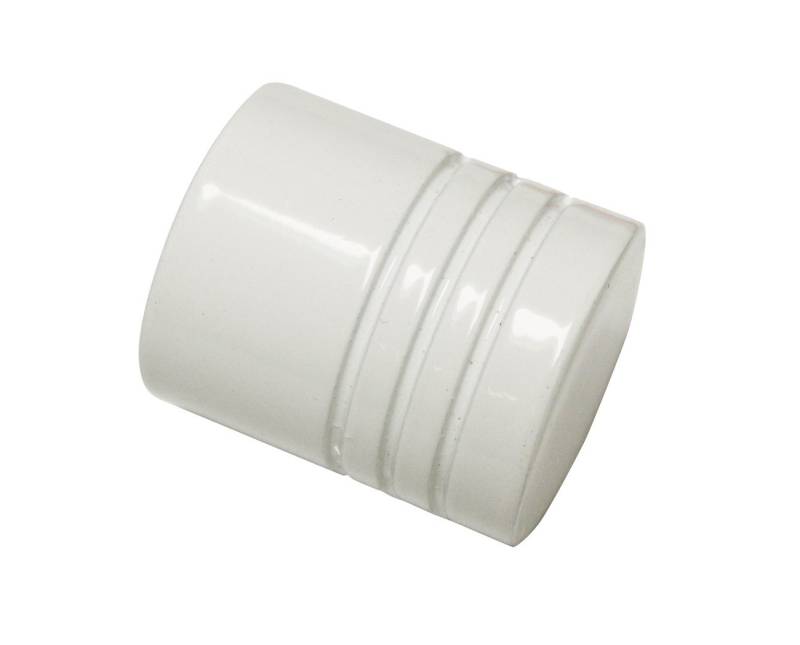 GARDINIA Gardinenstangen-Endstück Zylinder, (2-St), Serie Einzelprogramm Chicago Ø 20 mm von GARDINIA