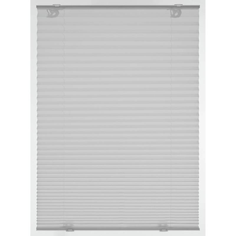 Gardinia Dachfenster-Plissee mit Saugnäpfe 95,3 cm x 122 cm Grau von GARDINIA