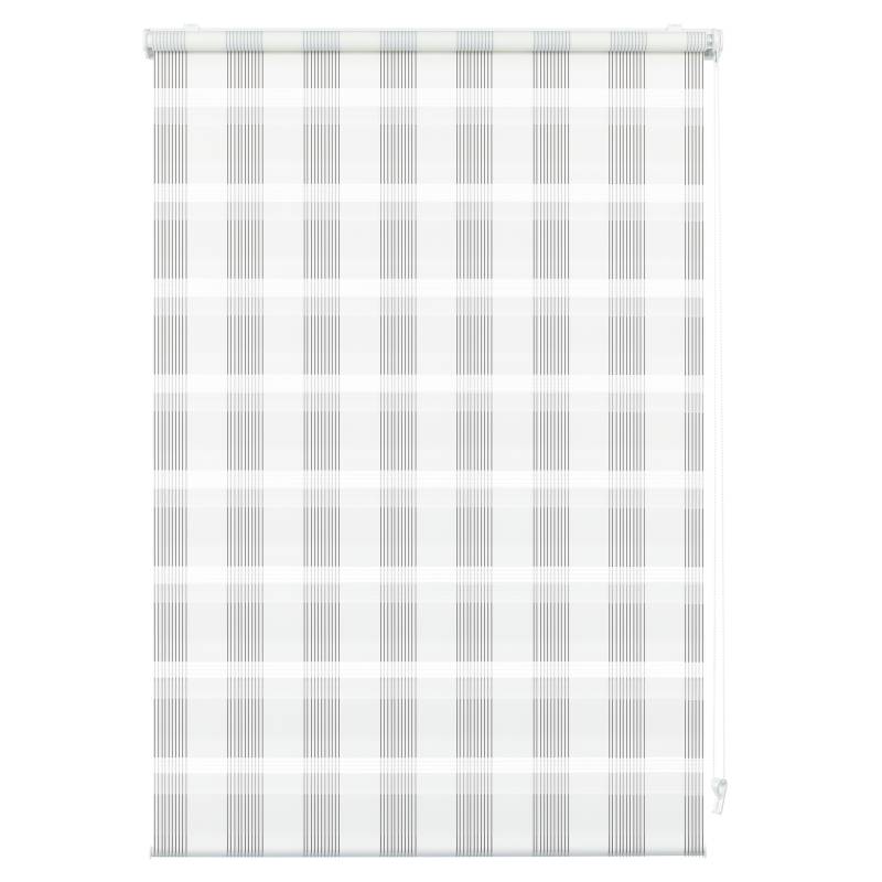Gardinia EasyFix Doppelrollo 'Karo' weiß 75 x 150 cm von GARDINIA