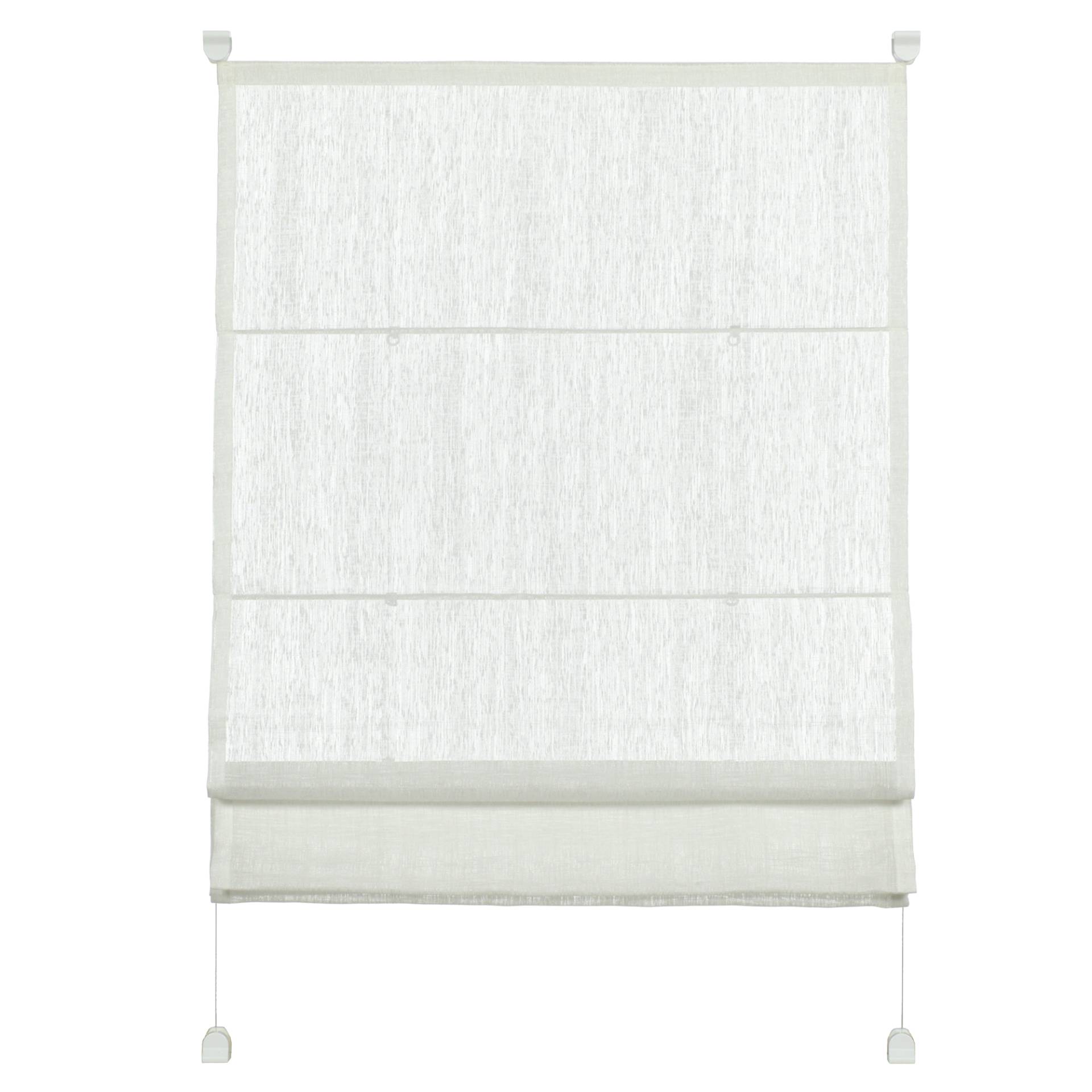 Gardinia EasyFix Raffrollo mit 2 Bedienschienen weiß 100 x 140 cm Gardinia EasyFix Raffrollo mit 2 Bedienschienen weiß 100 x 140 cm von GARDINIA