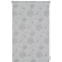 Gardinia - EasyFix Rollo bestickt silber 75 x 150 cm Rollo Gardinia - EasyFix Rollo bestickt silber 75 x 150 cm Rollo von GARDINIA