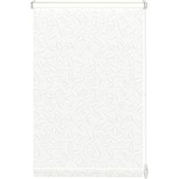 EasyFix Rollo mit Blättern weiß 60 x 150 cm - Gardinia von GARDINIA