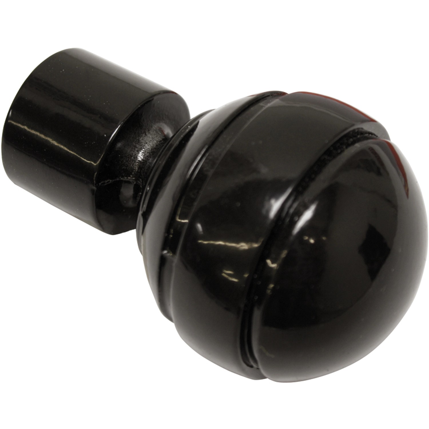 Gardinia Endknopf Chicago Kugel Ø 20 mm Schwarz 2-er Pack von GARDINIA