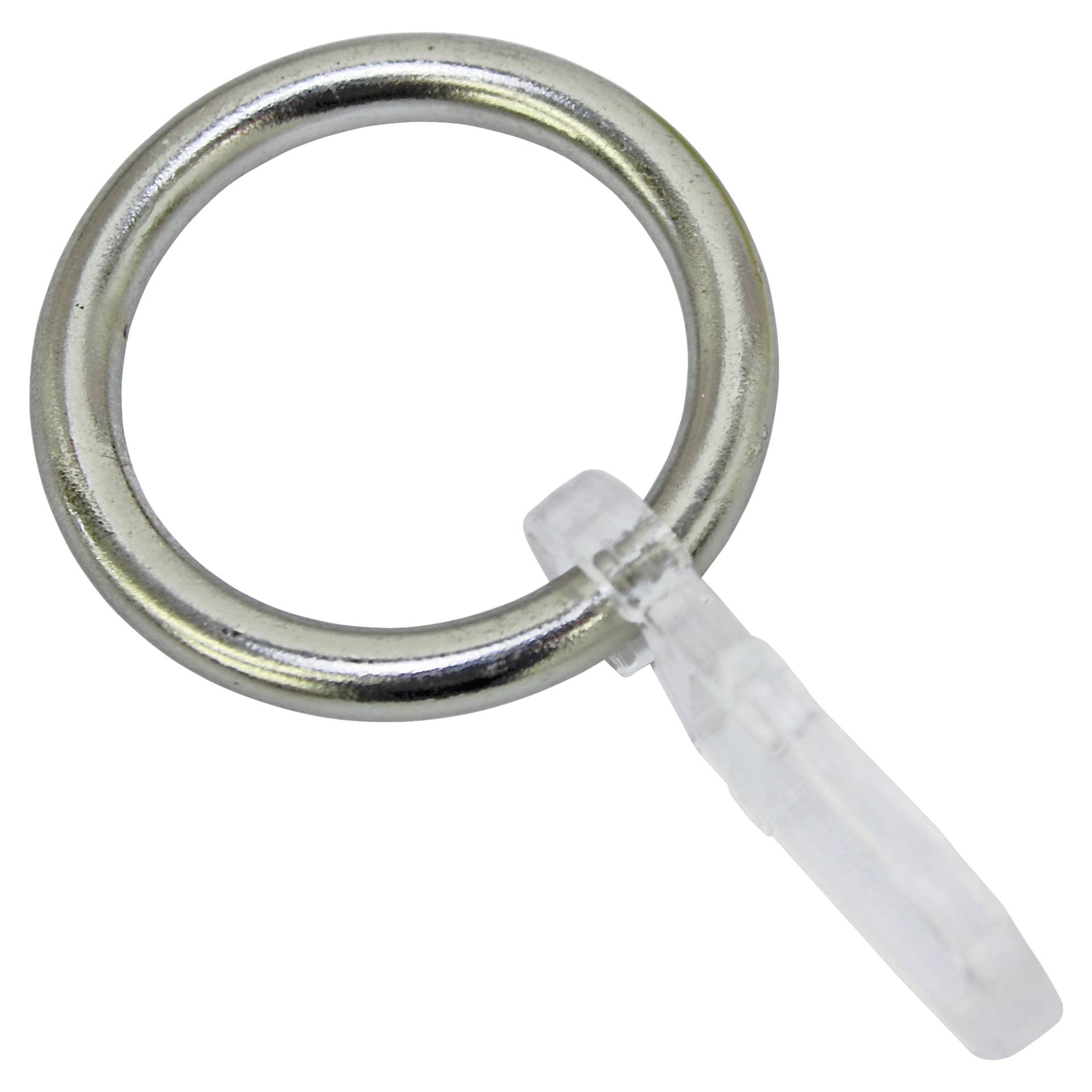 Gardinia Gardinenringe mit Haken Edelstahl-Optik 6 Stück Gardinia Gardinenringe mit Haken Edelstahl-Optik 6 Stück von GARDINIA