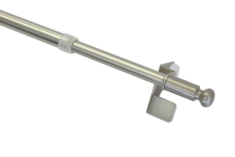 Gardinia Klemmstange Press & Go Filigrano Kugel, edelstahl, 30 - 50 cm von GARDINIA
