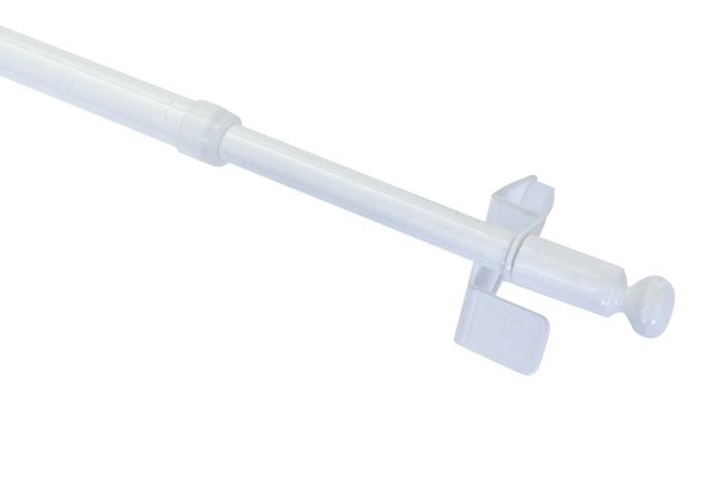 Gardinia Klemmstange Press & Go Filigrano Kugel, weiß, 30 - 50 cm von GARDINIA
