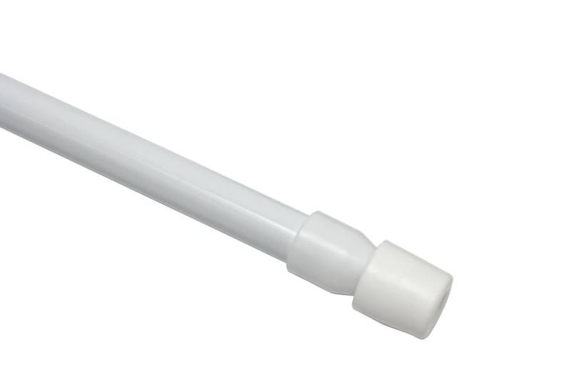 Gardinia Klemmstange weiß, Ø 8 mm, ausdrehbar 45 - 65 cm von GARDINIA