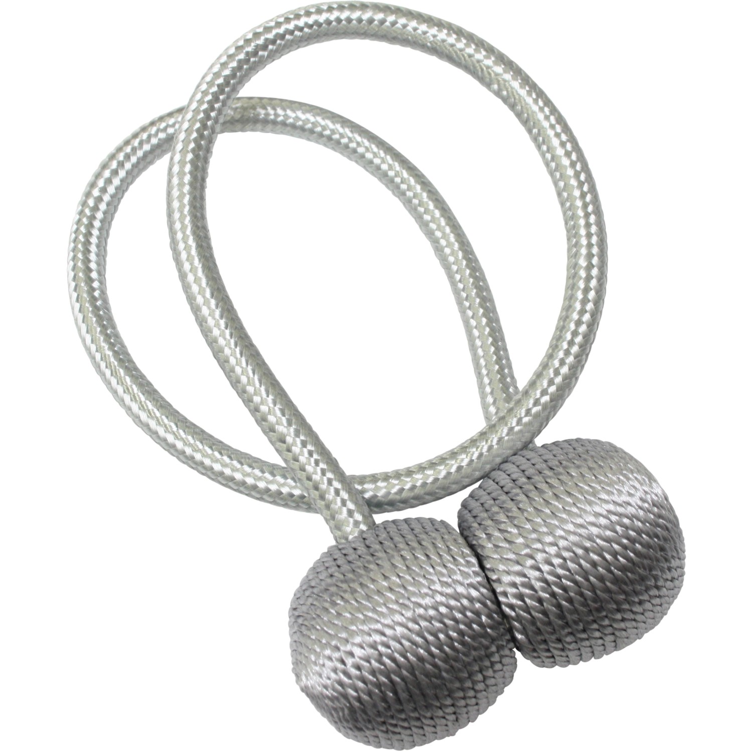 Gardinia Raffhalter Flex-S mit Magnet Silber 2 Stück von GARDINIA