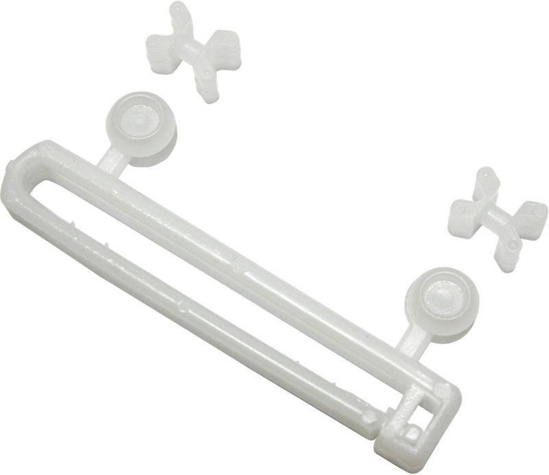 GARDINIA Klick-Gleiter Schlaufenleiter mit X-Gleitern und Rollen, (10-St), Serie Flächenvorhang-Technik Atlanta 3-läufig von GARDINIA