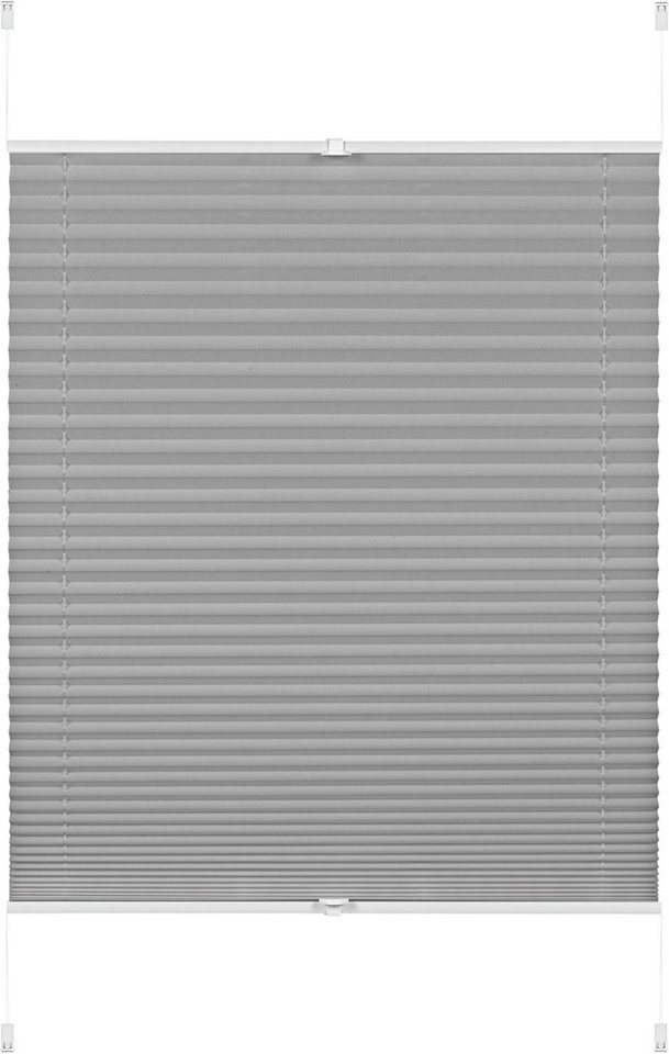 GARDINIA Plissee EASYFIX Greta, Lichtschutz, ohne Bohren, verspannt, Klemmfix, inkl. dezenter Abdeckleiste (Staubschutz) von GARDINIA