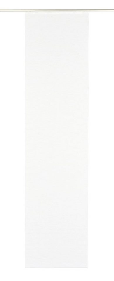 GARDINIA Schiebegardine Flächenvorhang Natur-optik, Klettband (1 St), blickdicht, ohne Paneelwagen von GARDINIA