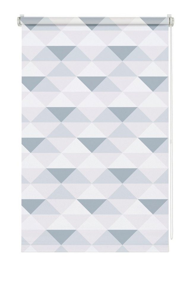 Seitenzugrollo Easyfix Rollo Triangle, GARDINIA, Lichtschutz, mit Bohren/ohne Bohren, freihängend, Klemm- oder Schraubmontage, mit Triangle Motiv Seitenzugrollo Easyfix Rollo Triangle, GARDINIA, Lichtschutz, mit Bohren/ohne Bohren, freihängend, Klemm- oder Schraubmontage, mit Triangle Motiv von GARDINIA