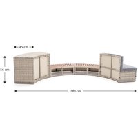 Garten-Pergola Gardiun Fénix 12 m2 300x401x282 cm Schichtholz 14x14 cm Pfosten Stahlabdeckung Inklusive Befestigung von GARDIUN