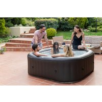 Whirlpool Blackdot 185 x 185 x 68 cm, aufblasbar, In-Outdoor von GARDWELL